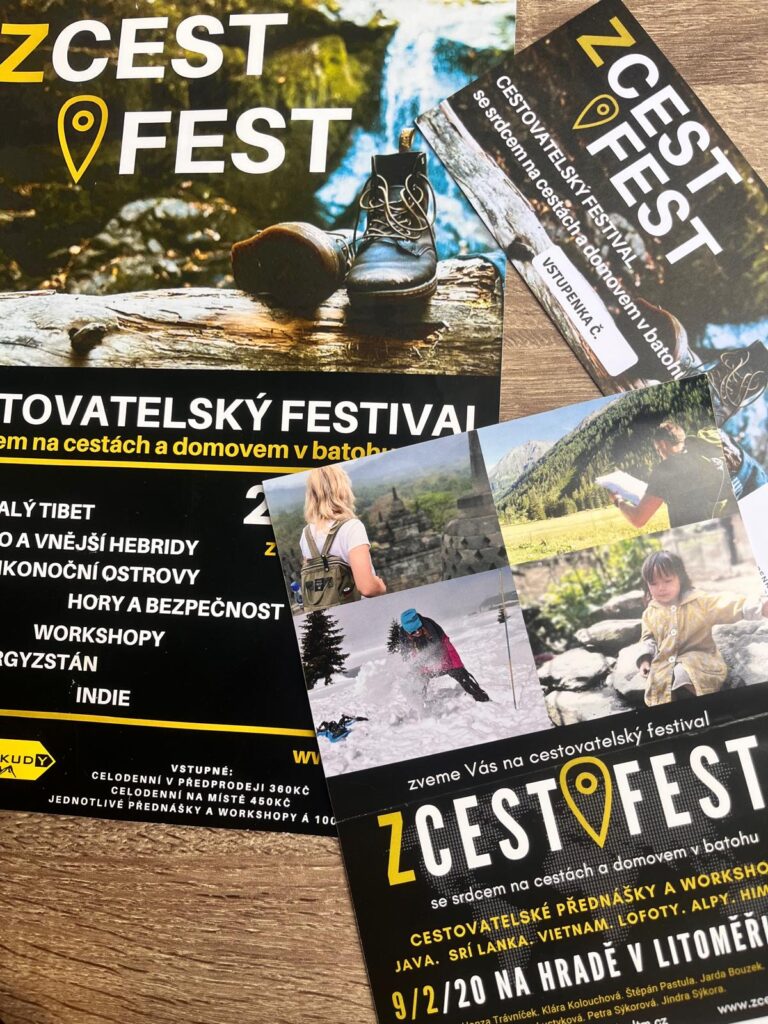 cestovatelský festival se srdcem na cestách a domovem v batohu